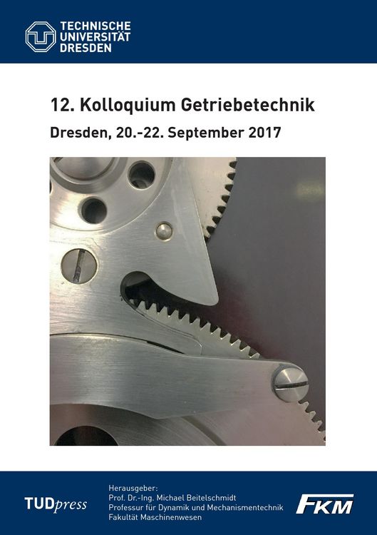 Produktbild: 12. Kolloquium Getriebetechnik