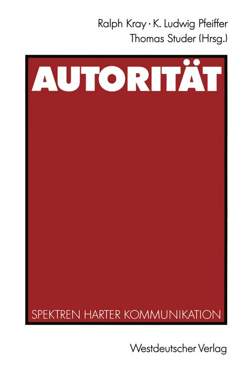 Produktbild: Autorit&auml;t
