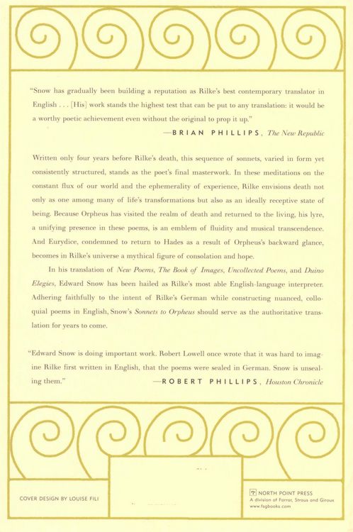 Produktbild: Sonnets to Orpheus