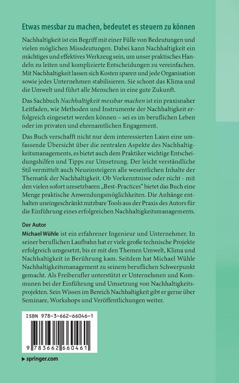 Produktbild: Nachhaltigkeit messbar machen