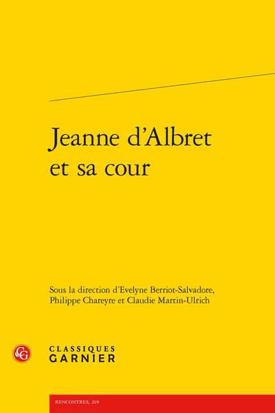 Produktbild: Jeanne D'Albret et sa Cour