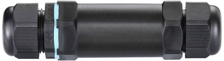Produktbild: Sygonix SY-5498972 Kabelverbinder mit Schraubklemmen, witterungsbest&auml;ndig (&Oslash; x L) 32 mm x 118 mm 1 St.
