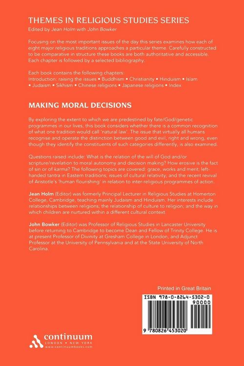 Produktbild: Making Moral Decisions