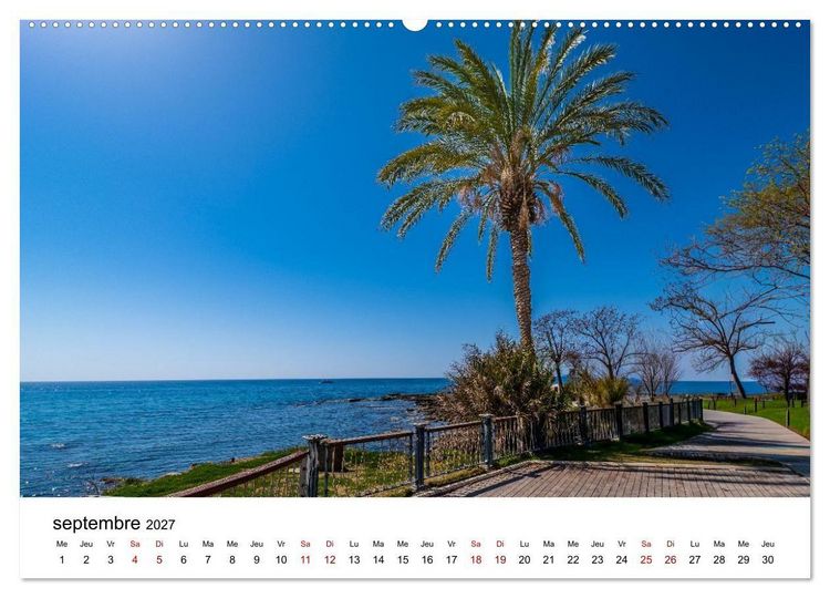 Produktbild: LA RIVIERA TURQUE Antiquit&eacute;. C&ocirc;te. Lumi&egrave;re. (Calendrier mural haut de gamme 2027 DIN A2 vertical), CALVENDO calendrier mensuel