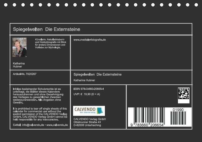Produktbild: Spiegelwelten - die Externsteine (Tischkalender immerw&auml;hrend DIN A5 quer)