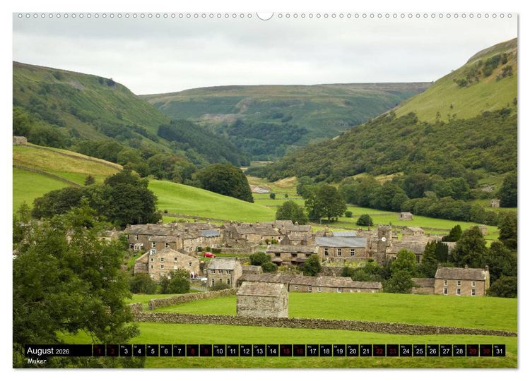 Produktbild: Traumhafte Yorkshire Dales (Wandkalender 2026 DIN A2 quer), CALVENDO Monatskalender