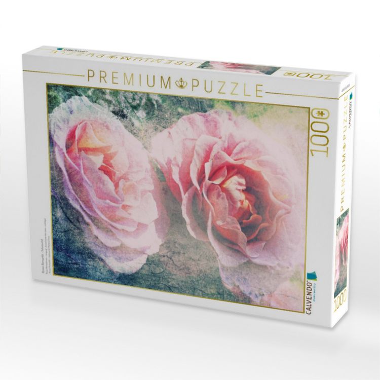 Produktbild: CALVENDO Puzzle Rosen Romantik - Sehnsucht | 1000 Teile Lege-Gr&ouml;&szlig;e 64x48cm Foto-Puzzle f&uuml;r gl&uuml;ckliche Stunden