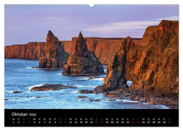Produktbild: Schottland zum Verlieben (hochwertiger Premium Wandkalender 2026 DIN A2 quer), Kunstdruck in Hochglanz
