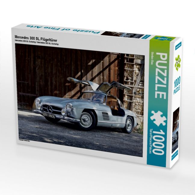 Produktbild: CALVENDO Puzzle Mercedes 300 SL Fl&uuml;gelt&uuml;rer | 1000 Teile Lege-Gr&ouml;&szlig;e 64x48cm Foto-Puzzle f&uuml;r gl&uuml;ckliche Stunden