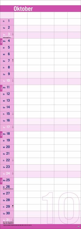 Produktbild: Allround-Familienplaner Vertical Kalender 2027