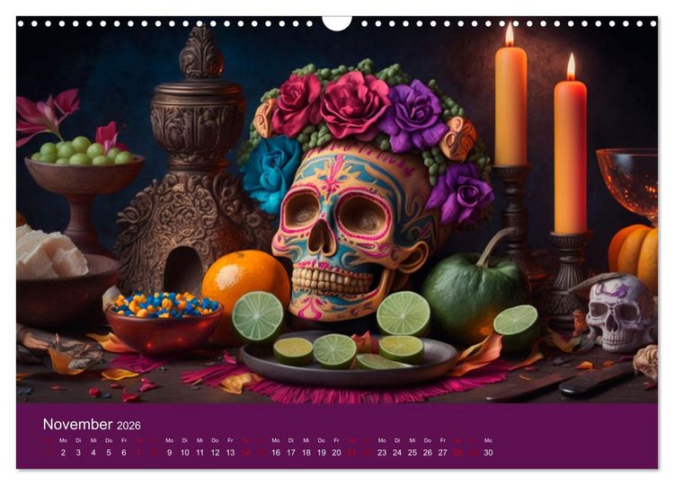 Produktbild: Farben Mexikos: Eine farbenfrohe Reise durch die Jahreszeiten (Wandkalender 2026 DIN A3 quer), CALVENDO Monatskalender