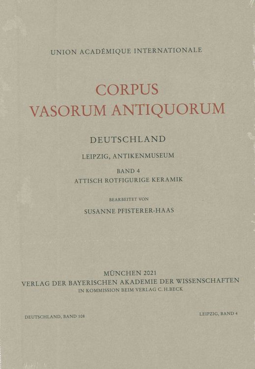 Produktbild: Corpus Vasorum Antiquorum Deutschland Bd. 108: Leipzig Band 4