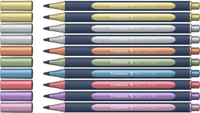 Produktbild: Schneider Metallic Rollerball Paint-It 050, 0.4mm, 10er Set