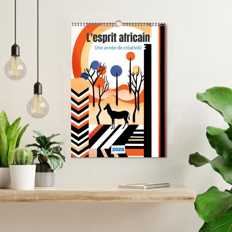 Produktbild: L'esprit africain (Calendrier mural 2026 DIN A3 horizontal), CALVENDO calendrier mensuel
