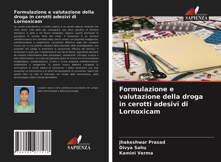 Produktbild: Formulazione e valutazione della droga in cerotti adesivi di Lornoxicam
