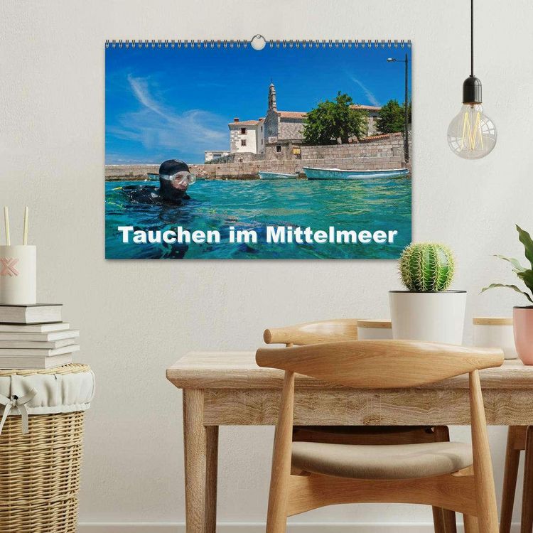 Produktbild: Tauchen im Mittelmeer (Wandkalender 2026 DIN A3 quer), CALVENDO Monatskalender