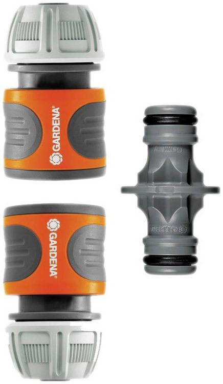 Produktbild: GARDENA 18283-20 Kunststoff Schlauchkupplung 13 mm (1/2") &Oslash;, Steckkupplung Set