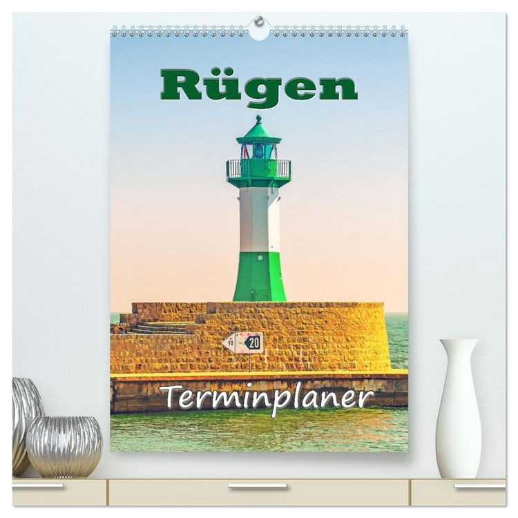 Produktbild: R&uuml;gen - Terminplaner (hochwertiger Premium Wandkalender 2026 DIN A2 hoch), Kunstdruck in Hochglanz