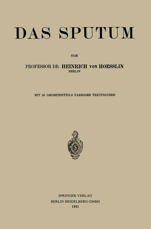 Produktbild: Das Sputum