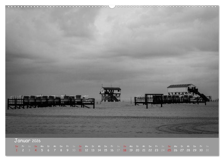 Produktbild: Mein St.Peter-Ording (hochwertiger Premium Wandkalender 2026 DIN A2 quer), Kunstdruck in Hochglanz