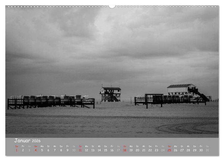 Produktbild: Mein St.Peter-Ording (Wandkalender 2026 DIN A2 quer), CALVENDO Monatskalender
