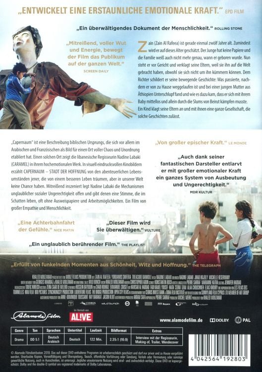 Produktbild: Capernaum - Stadt der Hoffnung