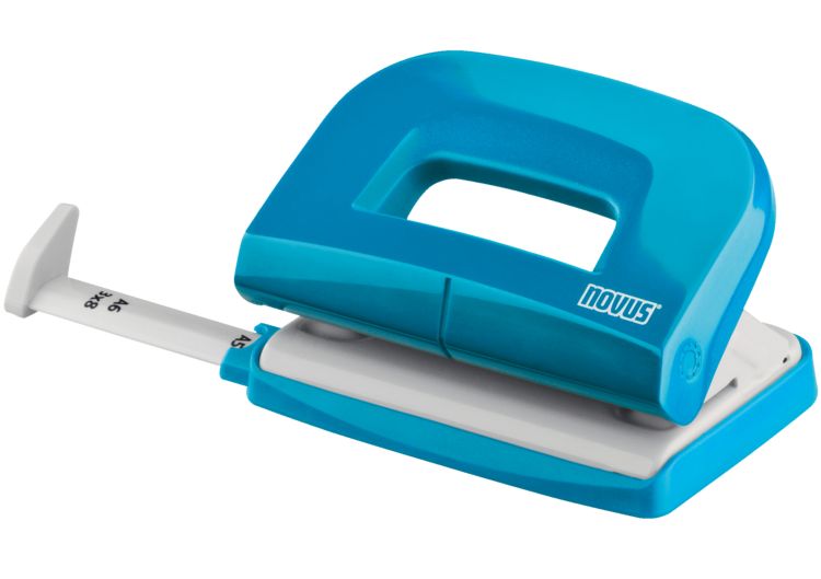 Produktbild: Locher E 210 fresh, bis 10 Blatt fresh petrol/grau, Anschlagschiene