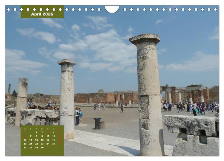 Produktbild: Pompeji-Kalender (Wandkalender 2026 DIN A4 quer), CALVENDO Monatskalender