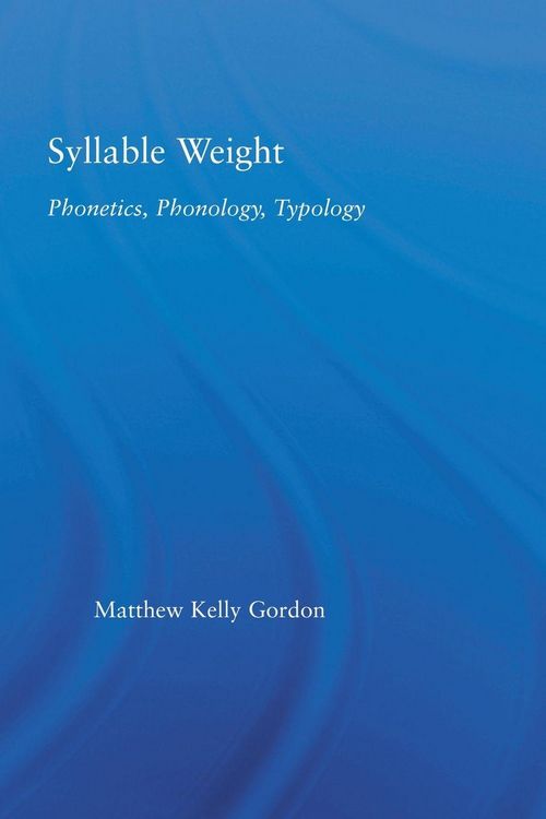 Produktbild: Syllable Weight