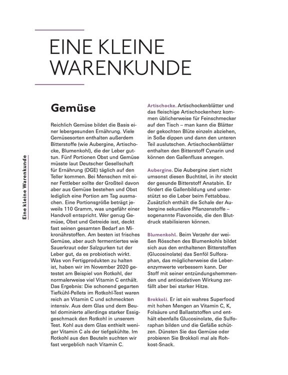 Produktbild: Die richtige Ern&auml;hrung bei Fettleber