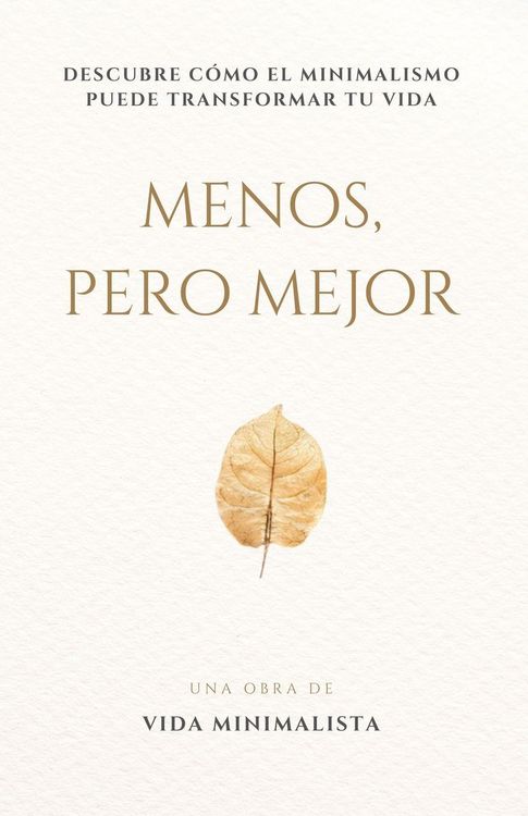 Produktbild: Menos, pero Mejor