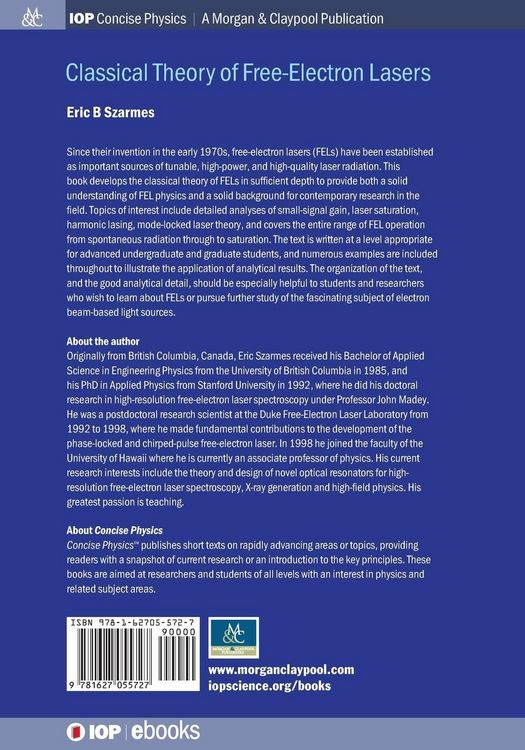 Produktbild: Classical Theory of Free-Electron Lasers