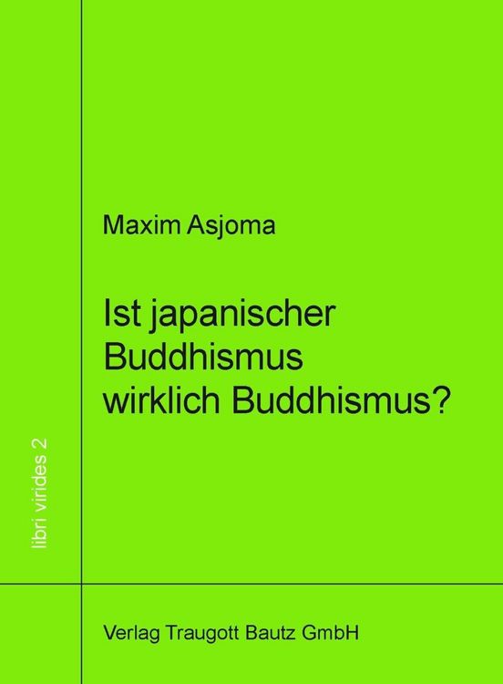 Produktbild: Ist japanischer Buddhismus wirklich Buddhismus?