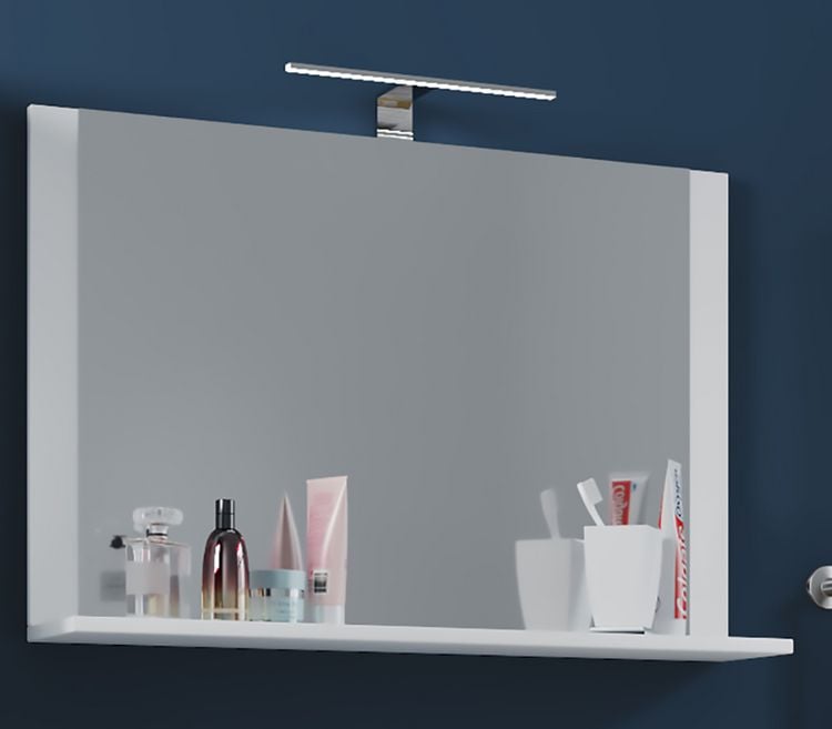 Produktbild: Badspiegel Wandspiegel Bad Ablage Lendas 55x60 cm
