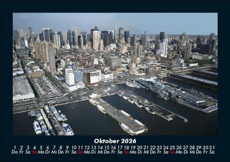 Produktbild: New York 2026 Fotokalender DIN A5