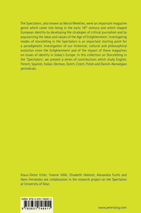 Produktbild: Storytelling in the Spectators / Storytelling dans les spectateurs