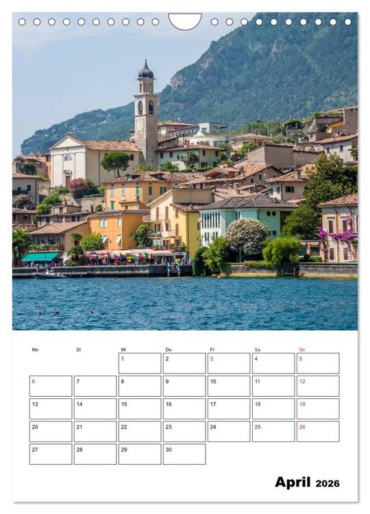 Produktbild: LIMONE SUL GARDA Unvergessliche Momente (Wandkalender 2026 DIN A4 hoch), CALVENDO Monatskalender