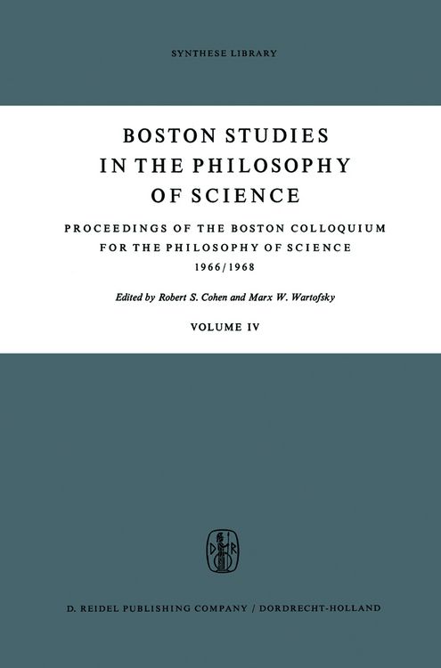 Produktbild: Proceedings of the Boston Colloquium for the Philosophy of Science 1966/1968