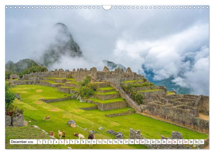 Produktbild: Peru Paradise in the Andes (Wall Calendar 2026 DIN A3 landscape), CALVENDO 12 Month Wall Calendar