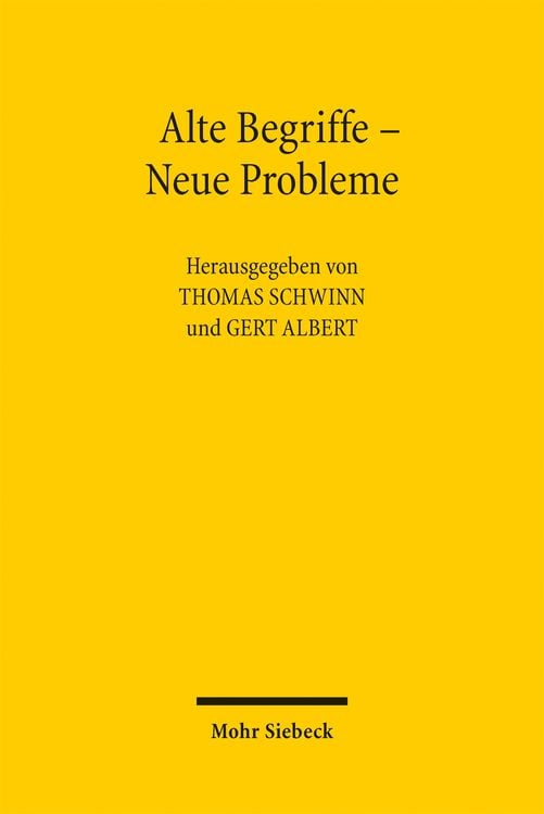 Produktbild: Alte Begriffe - Neue Probleme