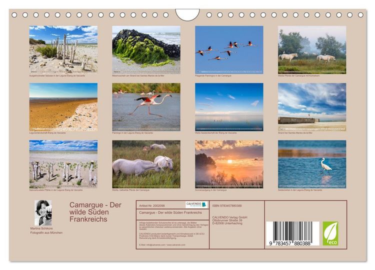 Produktbild: Camargue - Der wilde S&uuml;den Frankreichs (Wandkalender 2026 DIN A4 quer), CALVENDO Monatskalender