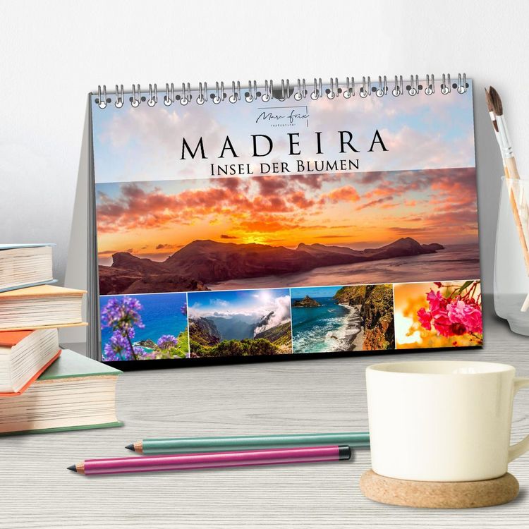 Produktbild: Madeira - Insel der Blumen 2026 (Tischkalender 2026 DIN A5 quer), CALVENDO Monatskalender