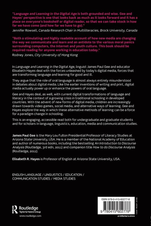 Produktbild: Language and Learning in the Digital Age