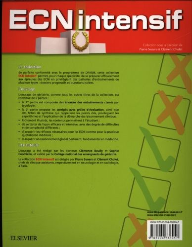 Produktbild: G&eacute;riatrie : intra&icirc;nement