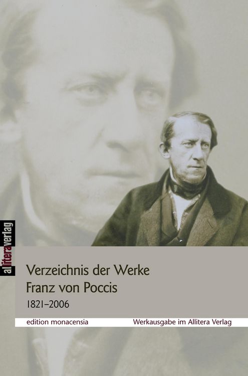 Produktbild: Verzeichnis der Werke Franz von Poccis 1821-2006