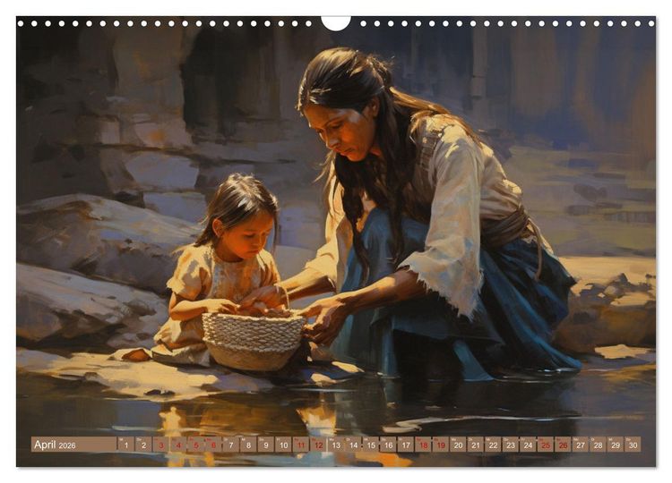 Produktbild: Indianische Impressionen (Wandkalender 2026 DIN A3 quer), CALVENDO Monatskalender