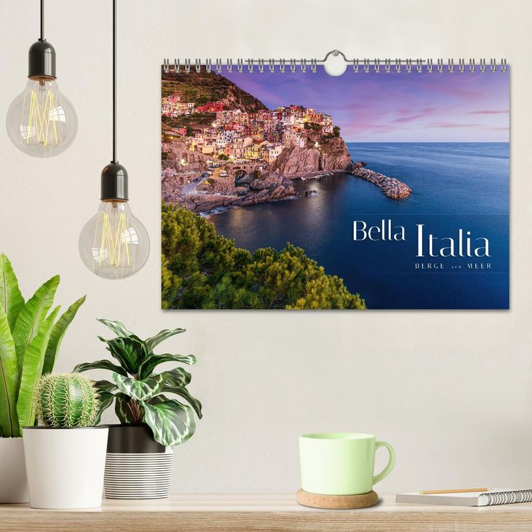 Produktbild: Bella Italia - Berge und Meer (Wandkalender 2026 DIN A4 quer), CALVENDO Monatskalender