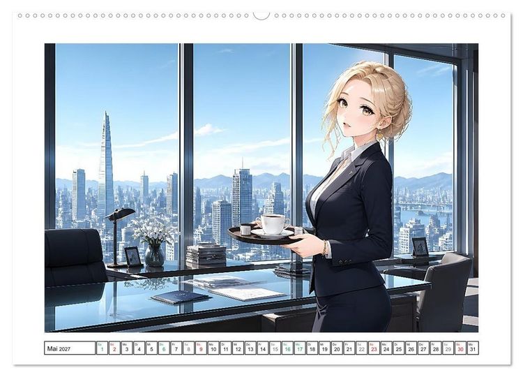 Produktbild: Ein K-Drama Sternchen hebt ab (hochwertiger Premium Wandkalender 2027 DIN A2 quer), Kunstdruck in Hochglanz