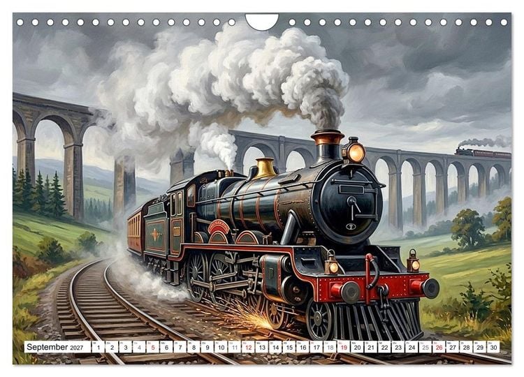 Produktbild: N&auml;chster Halt: Vergangenheit (Wandkalender 2027 DIN A4 quer), CALVENDO Monatskalender