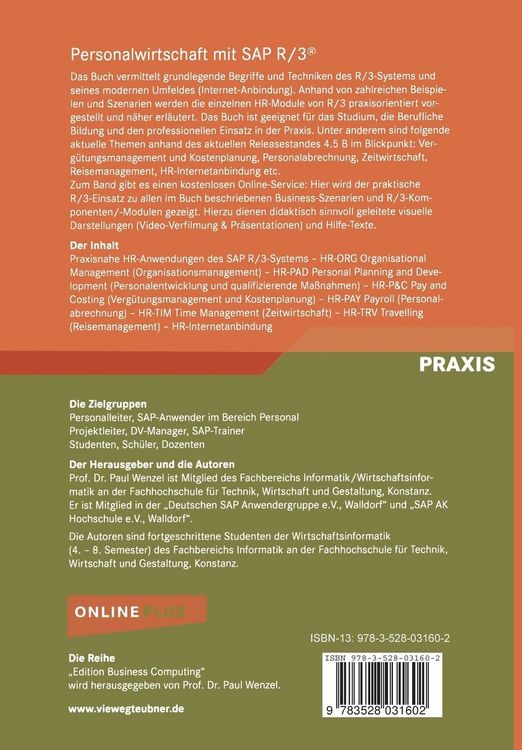 Produktbild: Personalwirtschaft mit SAP R/3
